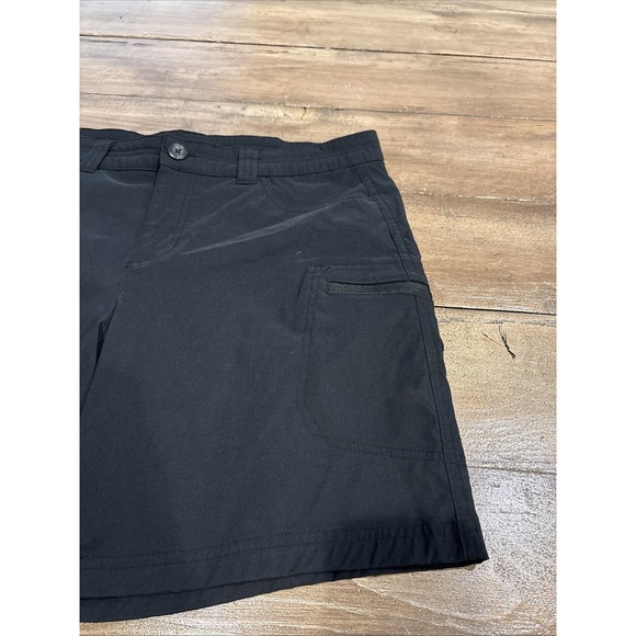 Eddie Bauer Black Flat Front Shorts Trail Hiking Women's Size 10 - Picture 3 of 10
